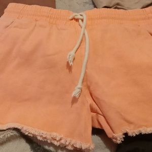 Coral shorts Small (3-5)